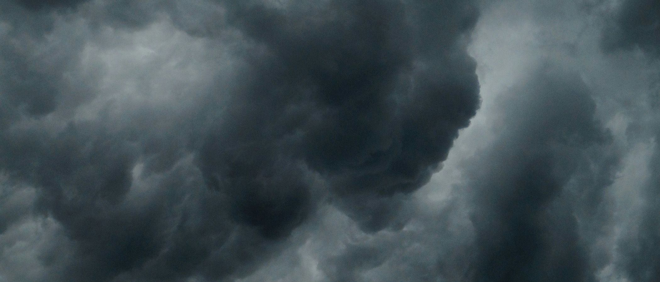 Dark storm clouds