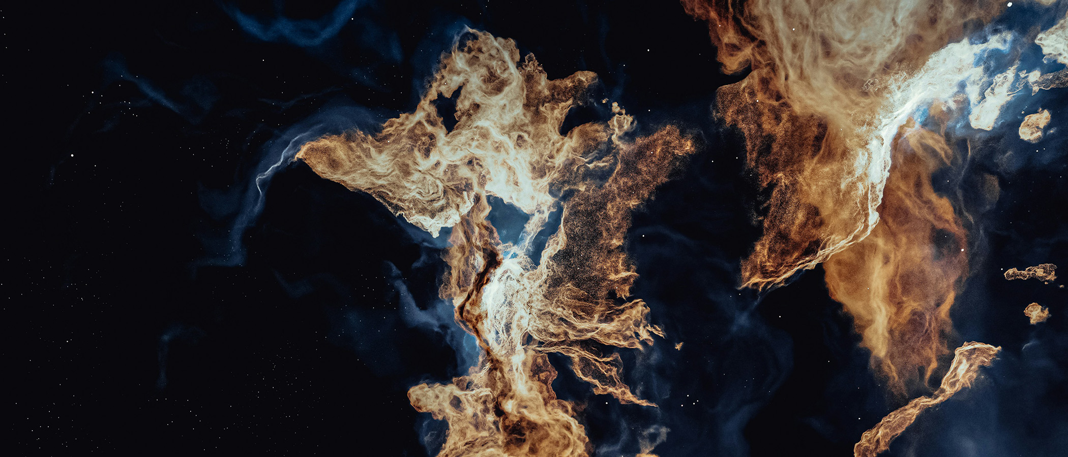 A digital image of fire bursts