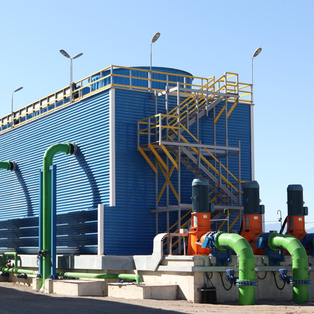 A large district cooling facility