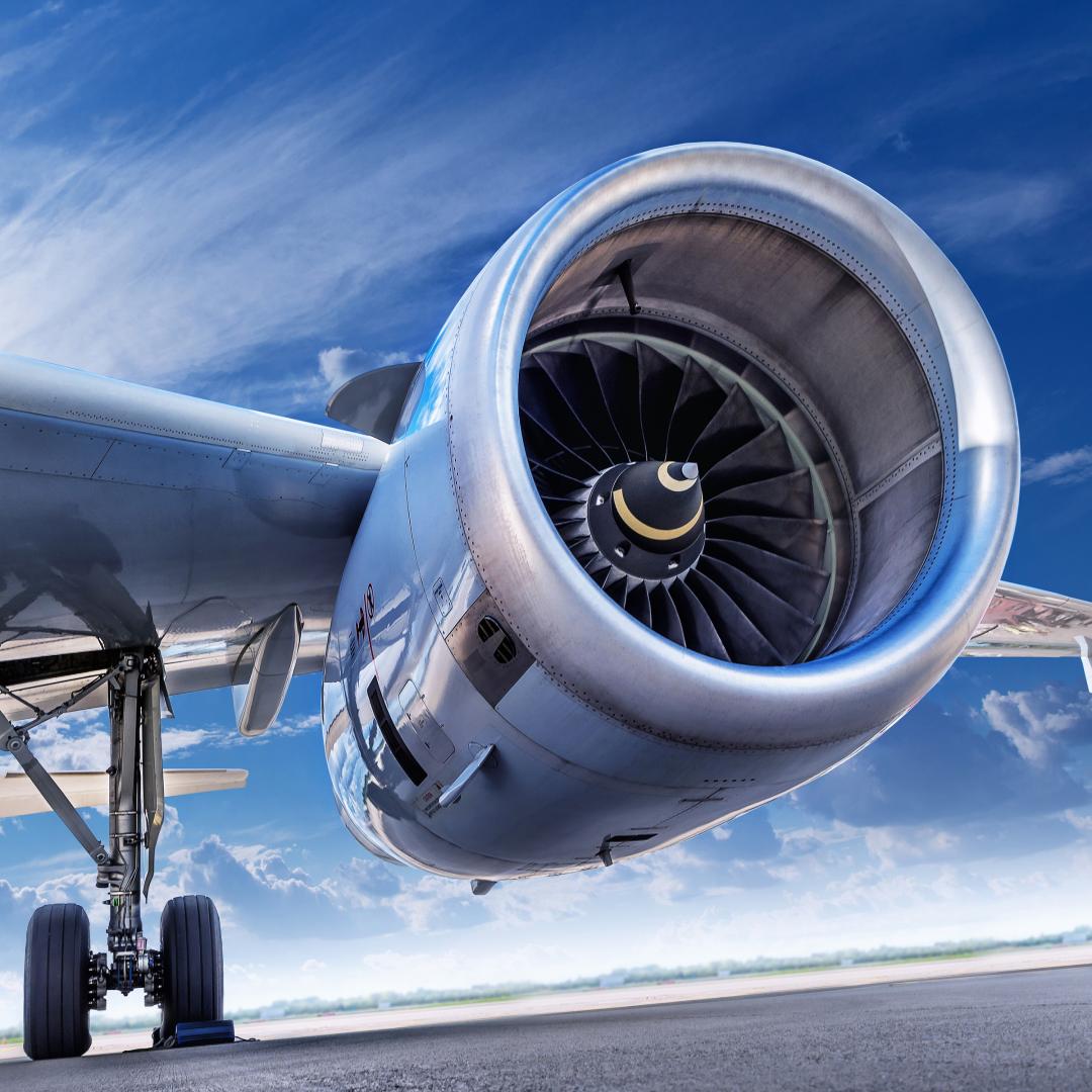 Airline jet engine