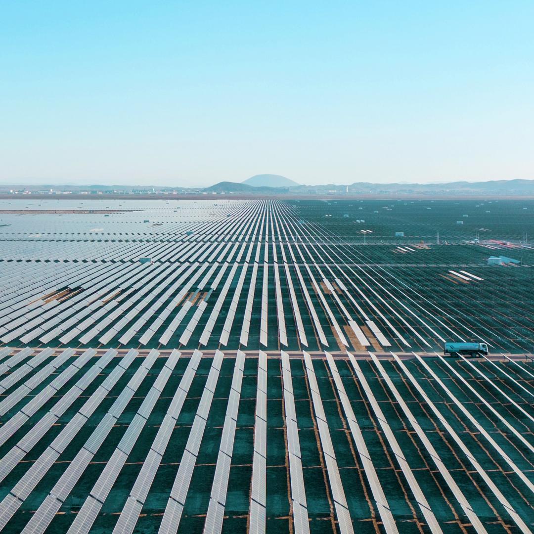 Utility-scale solar photovoltaic array