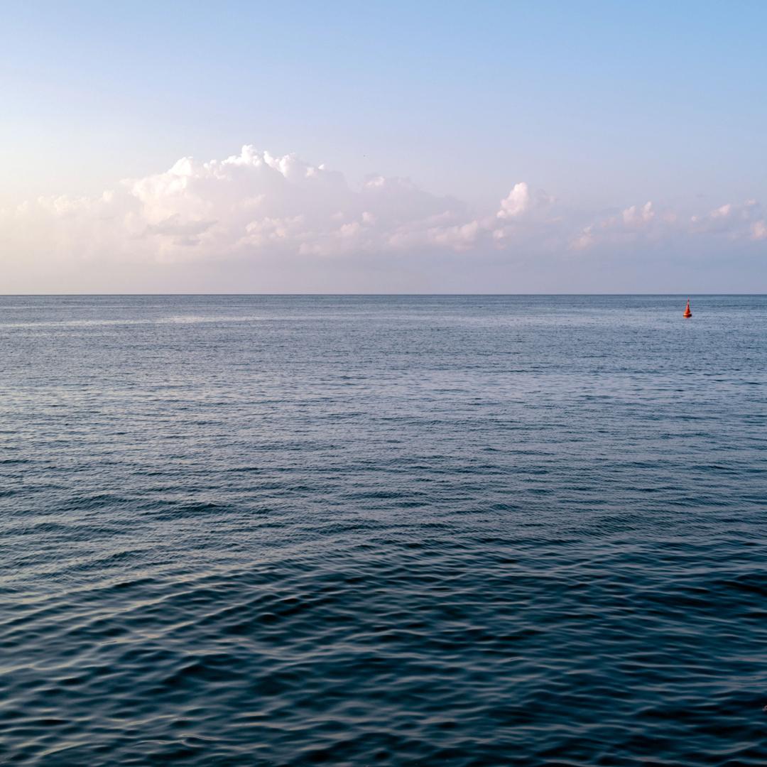 An image of the ocean