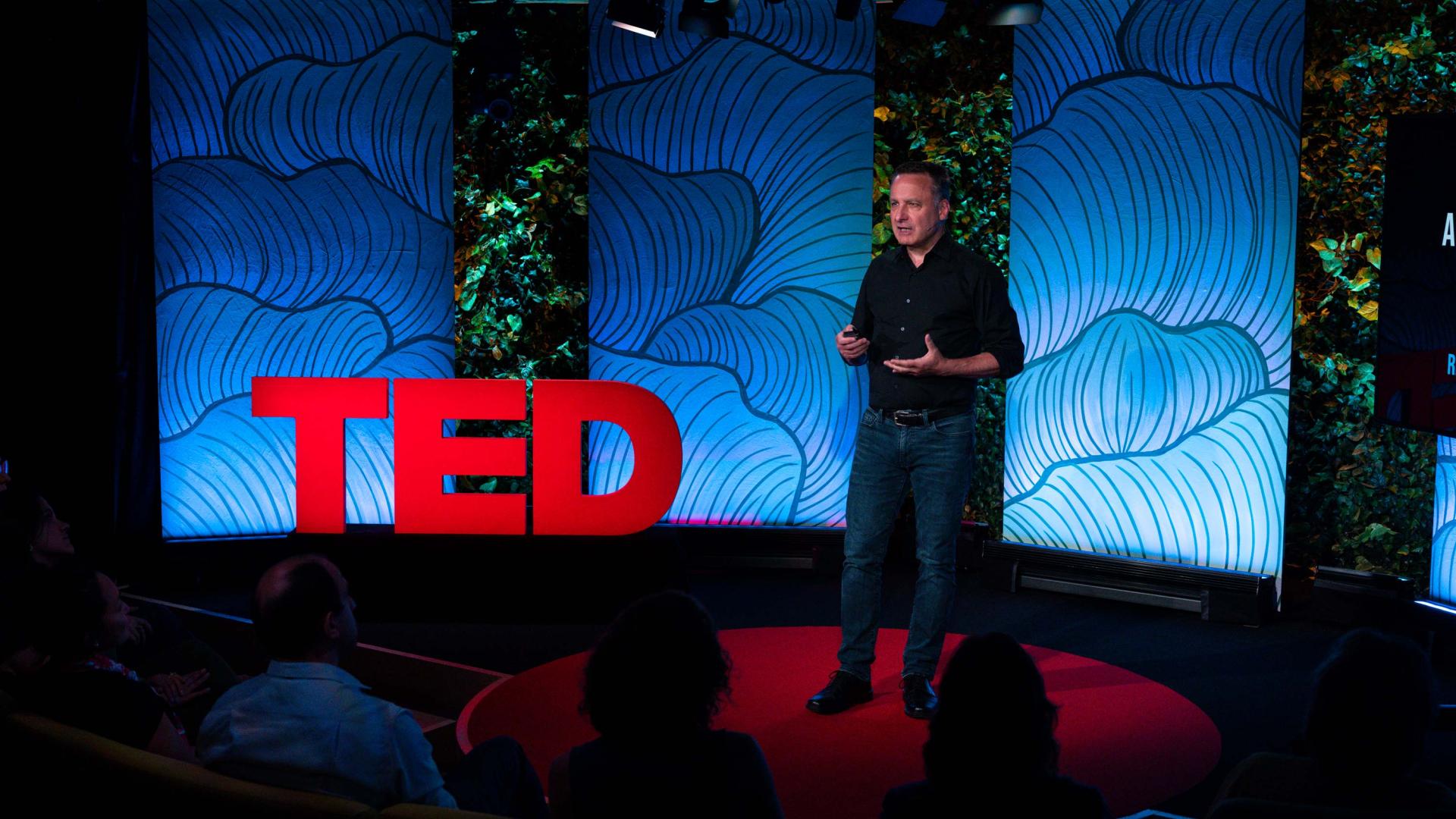 Jonathan Foley presenting at TED Countdown June 2024