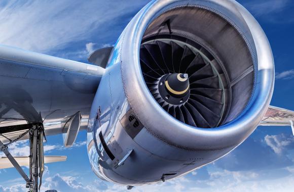 Airline jet engine