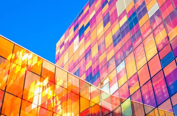 Building with many windows